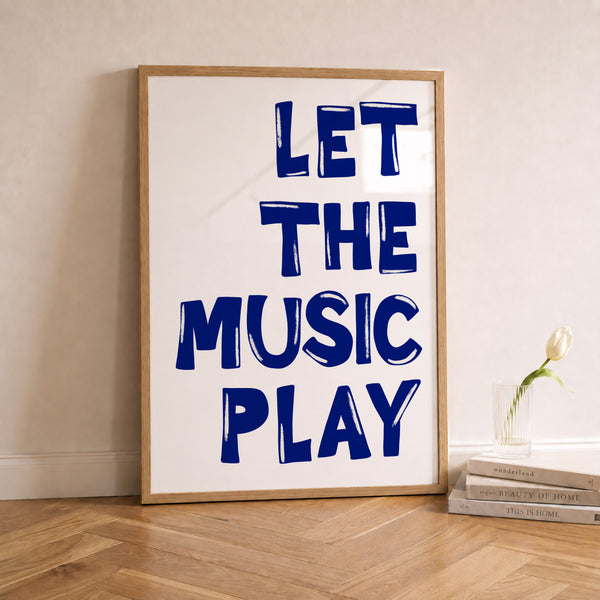 Let The Music Play Blue Print
