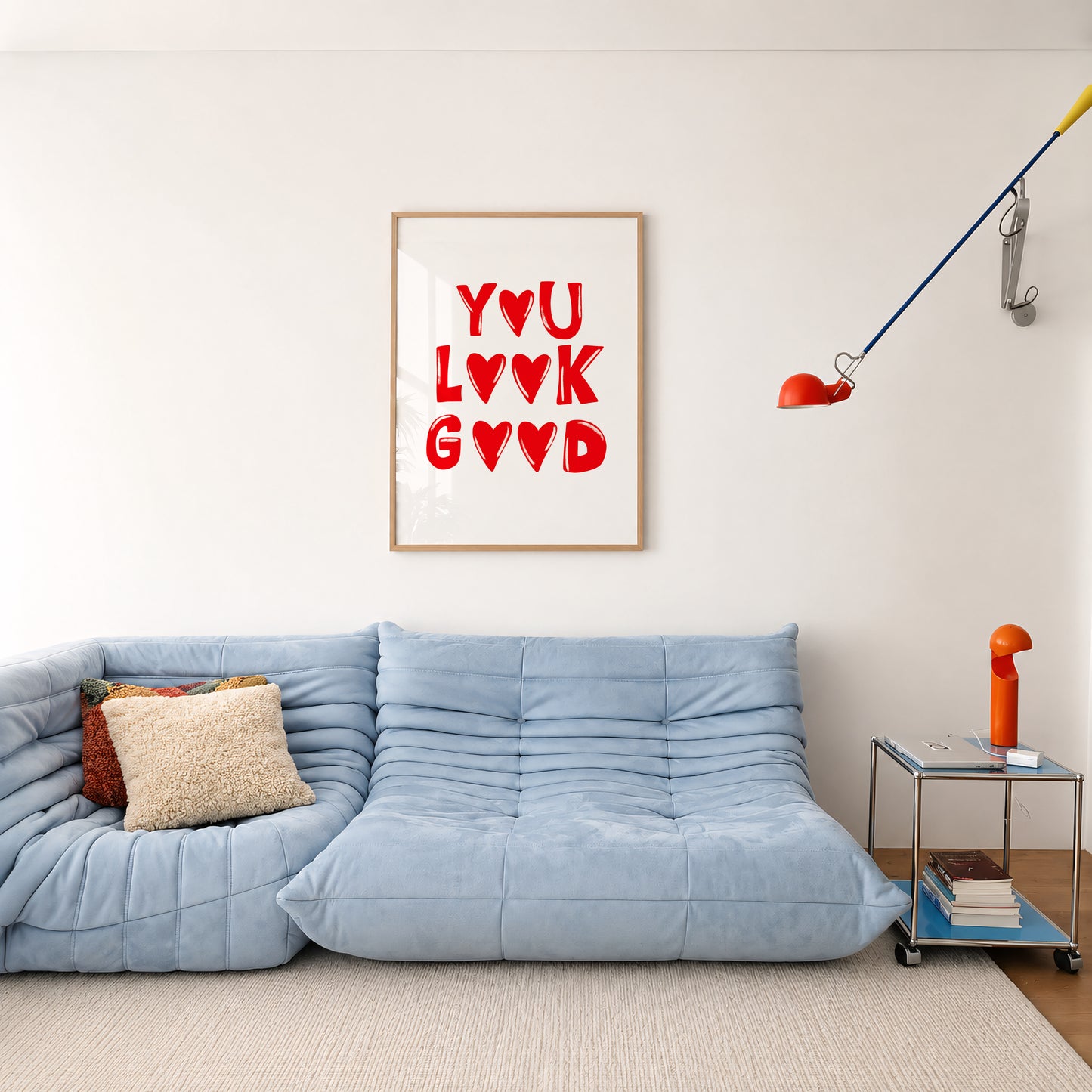 You Look Good Print #red