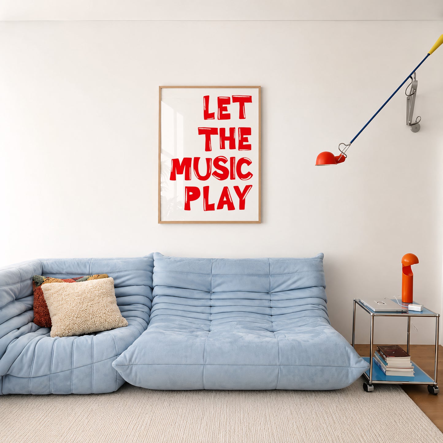 Let The Music Play Red Print