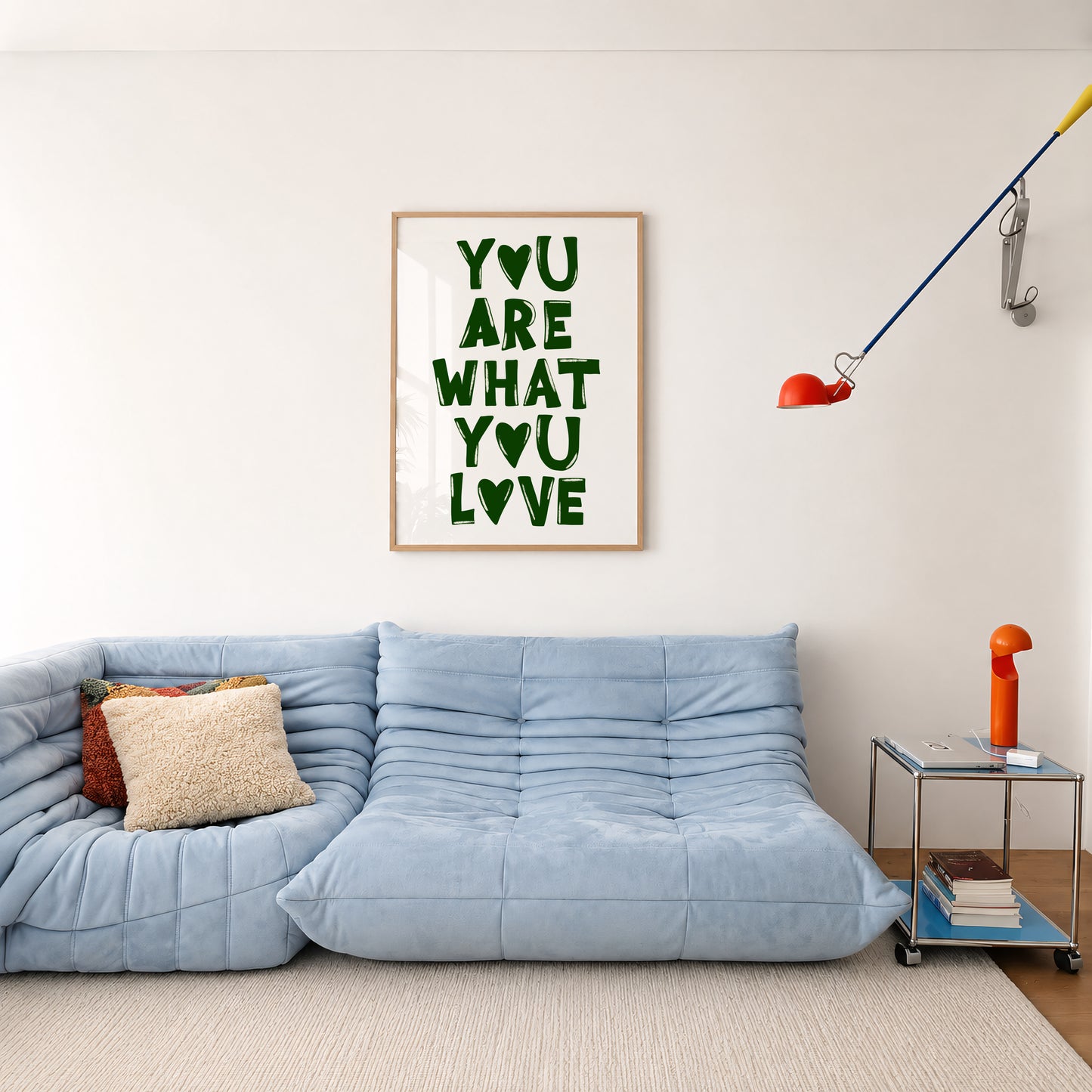 You Are What You Love Print #green