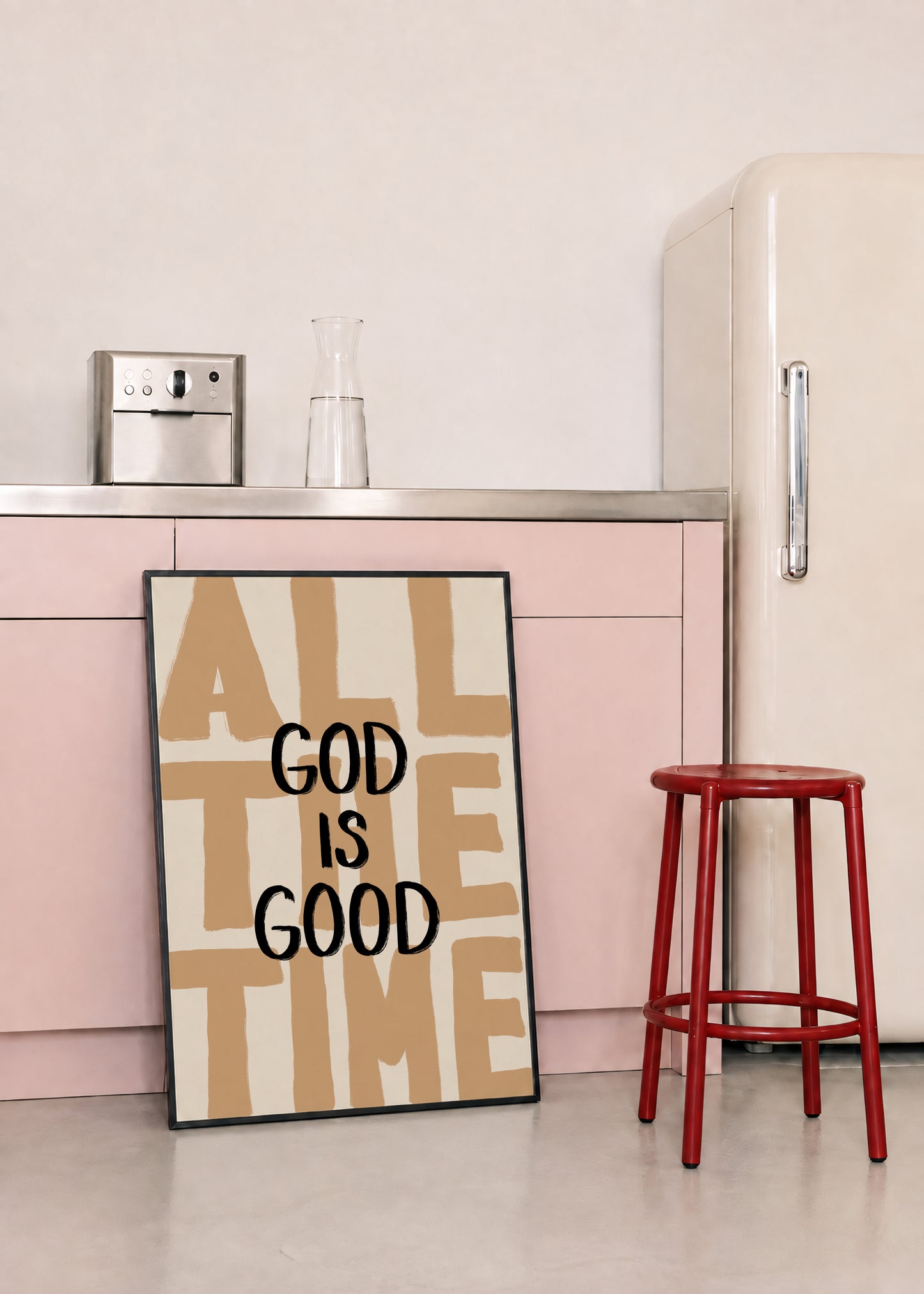 Brown God Is Good All The Time Print