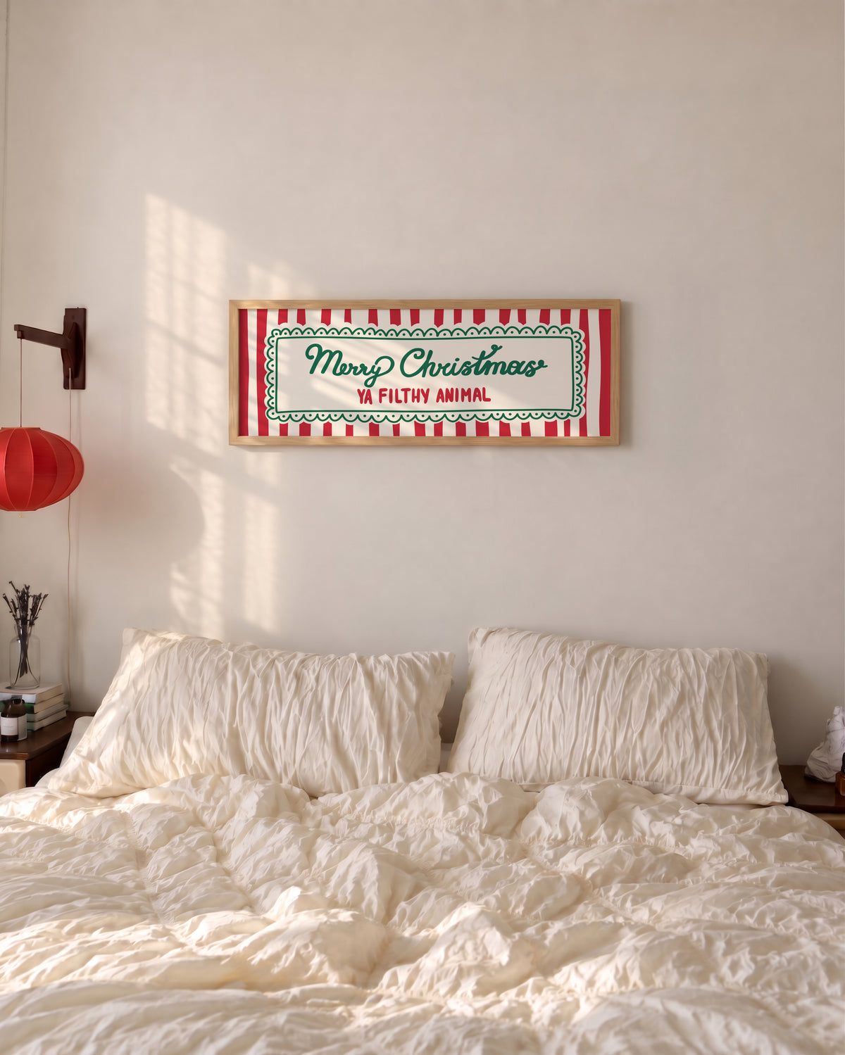 Merry Christmas Ya Filthy Animal Panoramic Print