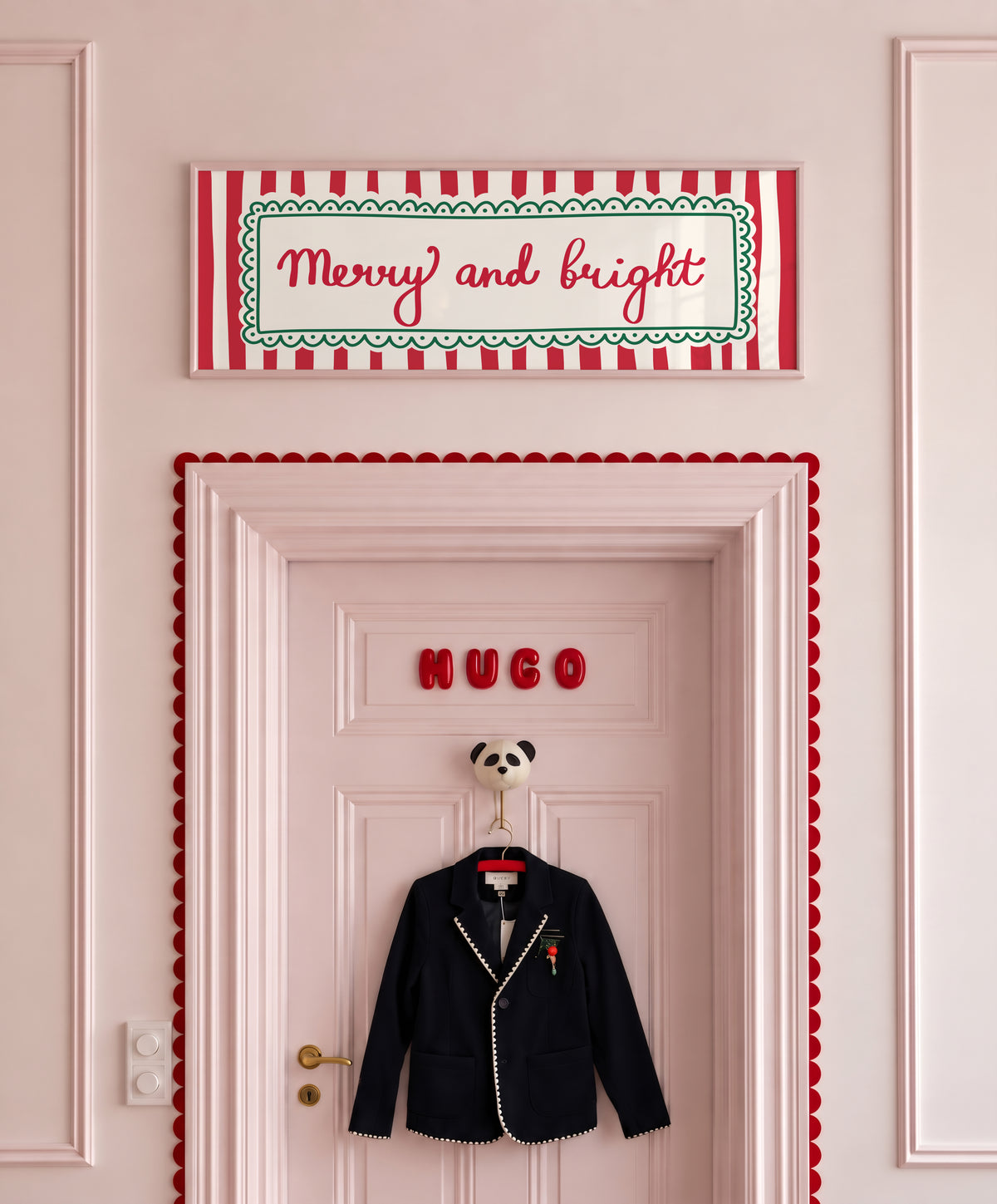 Merry and Bright Panoramic Print