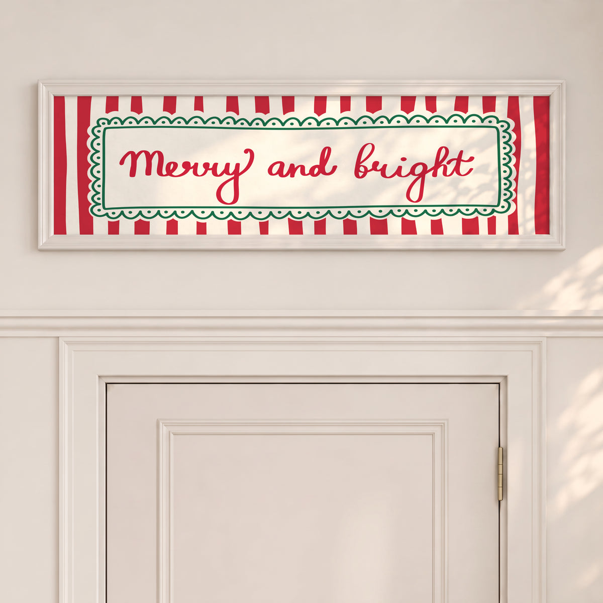 Merry and Bright Panoramic Print