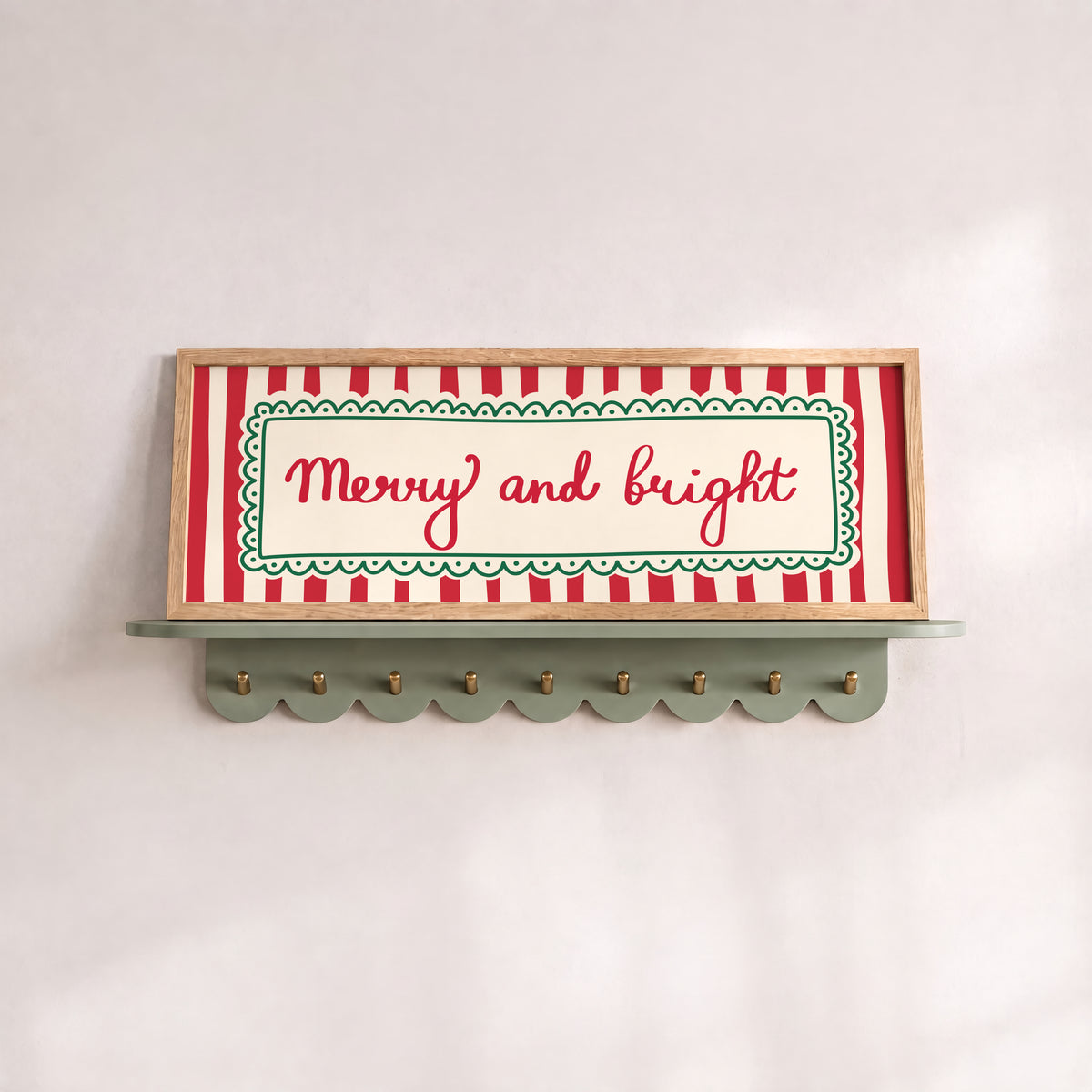 Merry and Bright Panoramic Print