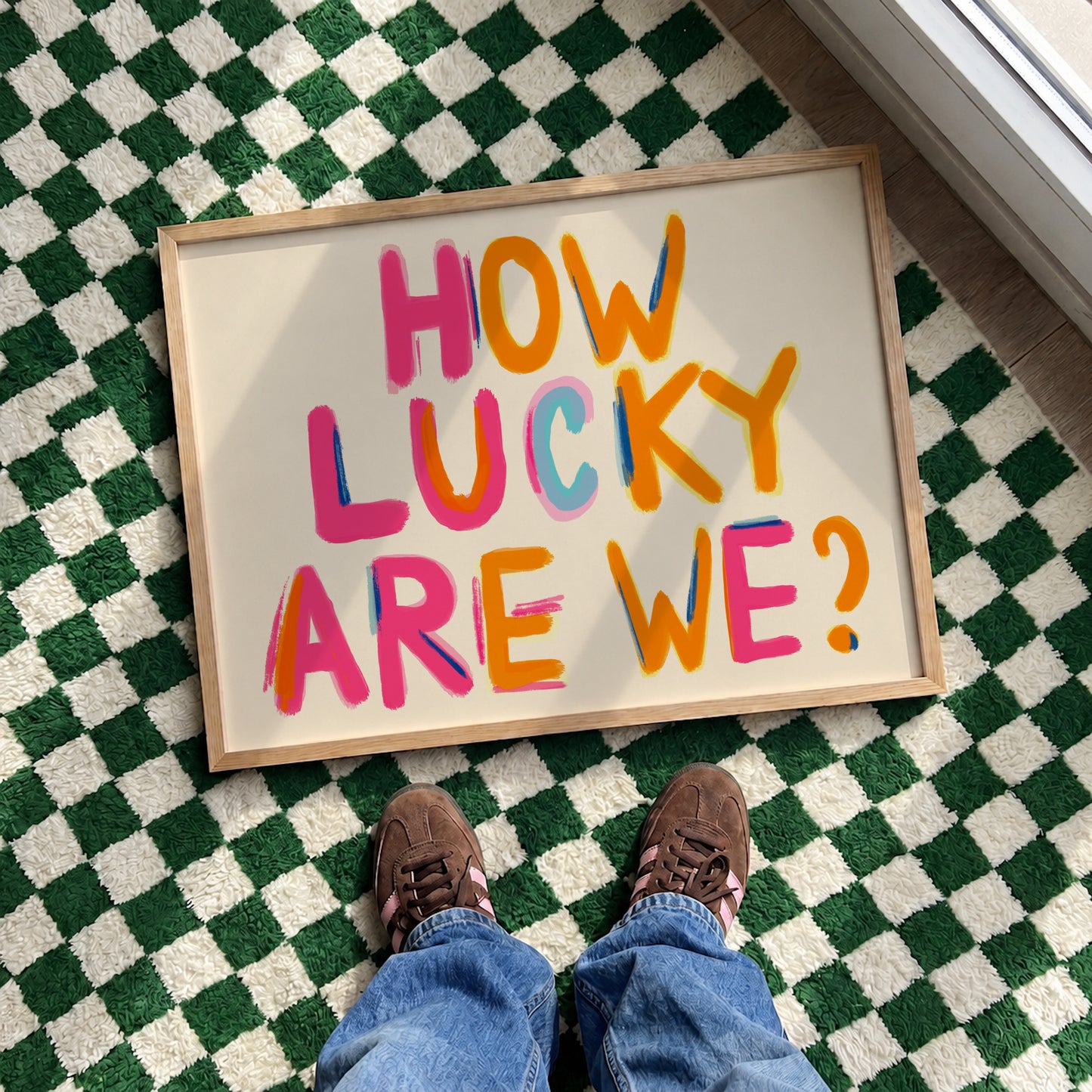 How Lucky Are We Print