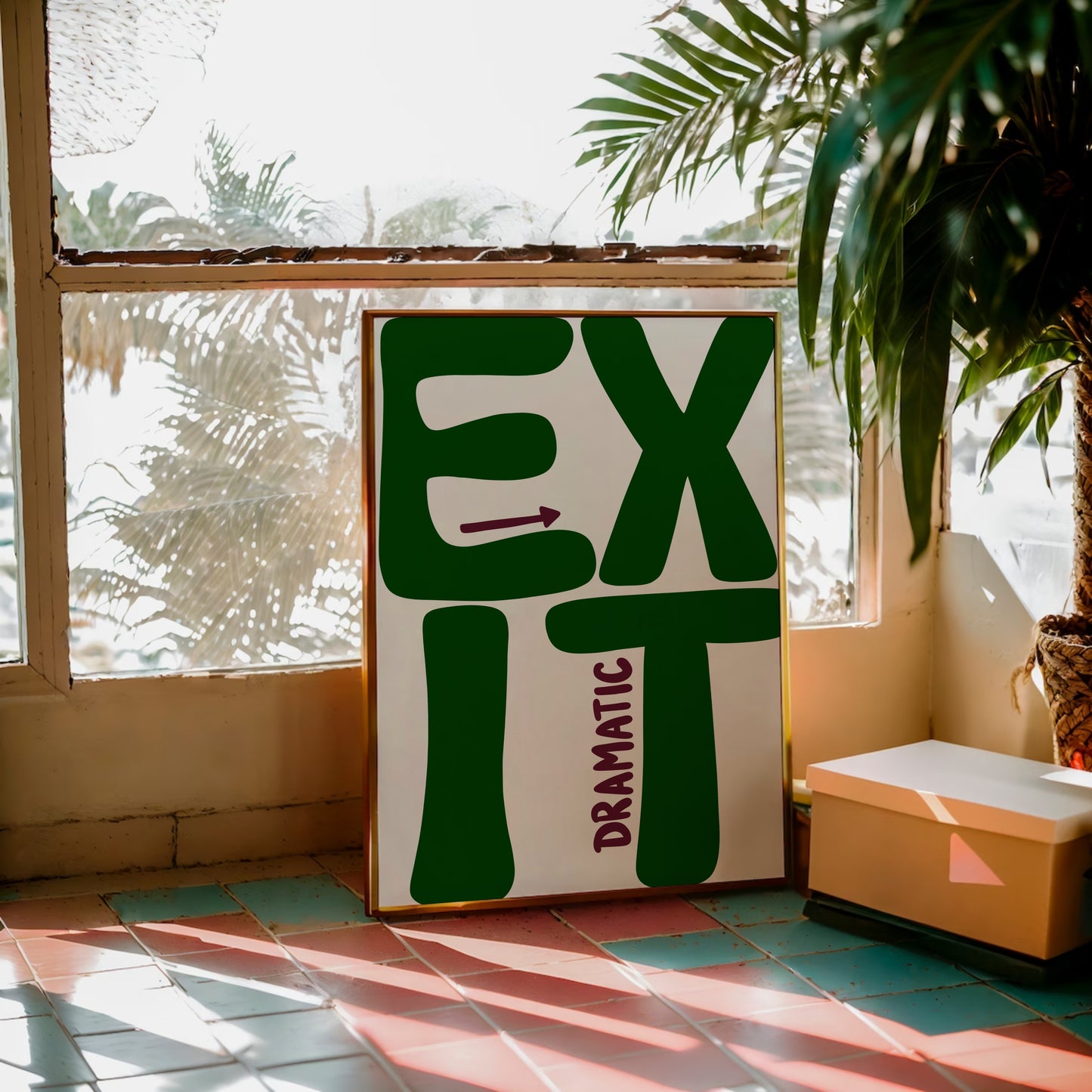 Dramatic Exit Print